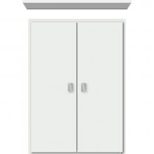 Strasser Woodenwork 75.192 - 18 X 5.5 X 25 Wall Cubby Slab Powder Grey