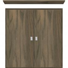 Strasser Woodenwork 85-131 - 24 X 5.5 X 25 Wall Cubby Slab Dusky Oak