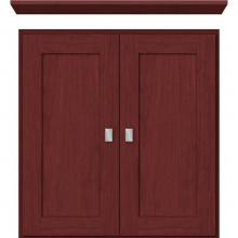 Strasser Woodenwork 73.087 - 24 X 5.5 X 25 Wall Cubby Shaker Dk Cherry