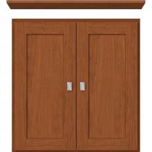 Strasser Woodenwork 73.090 - 24 X 5.5 X 25 Wall Cubby Shaker Cinn Cherry