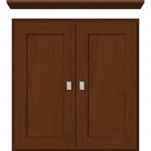 Strasser Woodenwork 73.130 - 24 X 5.5 X 25 Wall Cubby Shaker Pecan Cherry