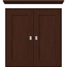 Strasser Woodenwork 73.085 - 24 X 5.5 X 25 Wall Cubby Shaker Choc Cherry