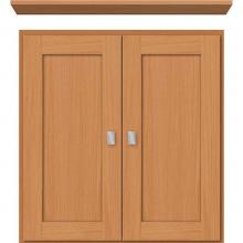 Strasser Woodenwork 73.114 - 24 X 5.5 X 25 Wall Cubby Shaker Nat Oak