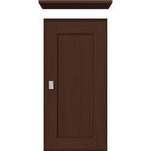 Strasser Woodenwork 73.121 - 12 X 5.5 X 25 Wall Cubby Shaker Choc Oak