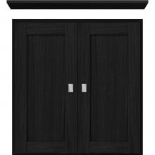 Strasser Woodenwork 73.126 - 24 X 5.5 X 25 Wall Cubby Shaker Midnight Oak