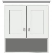 Strasser Woodenwork 73.136 - 24 X 8.5 X 26 Overjohn Shaker Powder Grey