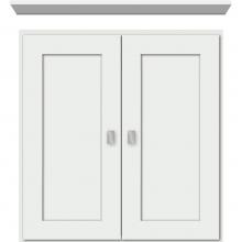 Strasser Woodenwork 73.135 - 24 X 5.5 X 25 Wall Cubby Shaker Powder Grey