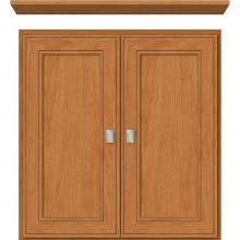 Strasser Woodenwork 76.537 - 24 X 5.5 X 25 Wall Cubby Deco Miter Nat Cherry