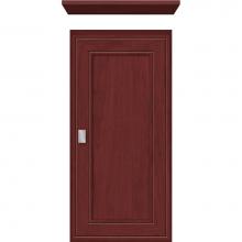 Strasser Woodenwork 76.524 - 12 X 5.5 X 25 Wall Cubby Deco Miter Dk Cherry