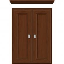 Strasser Woodenwork 76.550 - 18 X 5.5 X 25 Wall Cubby Deco Miter Pecan Cherry