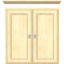 Strasser Woodenwork 76.542 - 24 X 5.5 X 25 Wall Cubby Deco Miter Nat Maple