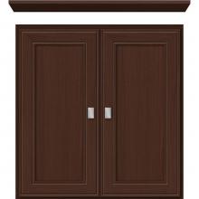 Strasser Woodenwork 76.517 - 24 X 5.5 X 25 Wall Cubby Deco Miter Choc Oak