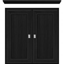 Strasser Woodenwork 76.532 - 24 X 5.5 X 25 Wall Cubby Deco Miter Midnight Oak