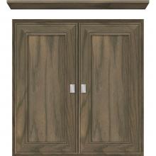 Strasser Woodenwork 85-128 - 24 X 5.5 X 25 Wall Cubby Deco Miter Dusky Oak