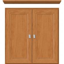 Strasser Woodenwork 76.833 - 24 X 5.5 X 25 Wall Cubby Ogee Miter Nat Cherry