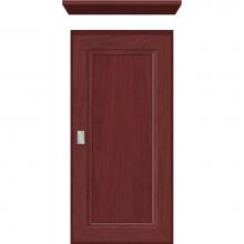 Strasser Woodenwork 76.599 - 12 X 5.5 X 25 Wall Cubby Ogee Miter Dk Cherry