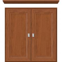 Strasser Woodenwork 76.597 - 24 X 5.5 X 25 Wall Cubby Ogee Miter Cinn Cherry