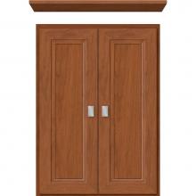 Strasser Woodenwork 76.595 - 18 X 5.5 X 25 Wall Cubby Ogee Miter Cinn Cherry