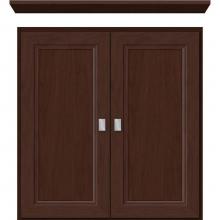 Strasser Woodenwork 76.587 - 24 X 5.5 X 25 Wall Cubby Ogee Miter Choc Cherry