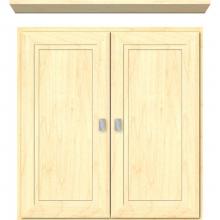 Strasser Woodenwork 76.838 - 24 X 5.5 X 25 Wall Cubby Ogee Miter Nat Maple