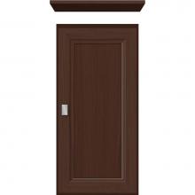 Strasser Woodenwork 76.589 - 12 X 5.5 X 25 Wall Cubby Ogee Miter Choc Oak