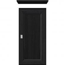 Strasser Woodenwork 76.825 - 12 X 5.5 X 25 Wall Cubby Ogee Miter Midnight Oak