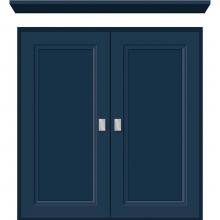 Strasser Woodenwork 58-946 - 24 X 5.5 X 25 Wall Cubby Ogee Miter Lapis Night