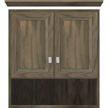 Strasser Woodenwork 85-085 - 24 X 8.5 X 26 Overjohn Ogee Miter Dusky Oak