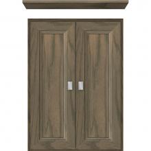 Strasser Woodenwork 85-124 - 18 X 5.5 X 25 Wall Cubby Ogee Miter Dusky Oak