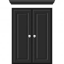 Strasser Woodenwork 71.069 - 18 X 5.5 X 25 Wall Cubby Ultra Sat Black