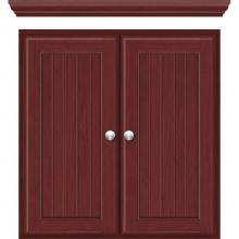 Strasser Woodenwork 72.077 - 24 X 5.5 X 25 Wall Cubby Beaded Dk Cherry