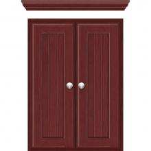 Strasser Woodenwork 72.063 - 18 X 5.5 X 25 Wall Cubby Beaded Dk Cherry