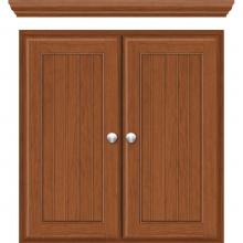 Strasser Woodenwork 72.082 - 24 X 5.5 X 25 Wall Cubby Beaded Cinn Cherry