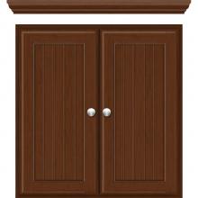 Strasser Woodenwork 72.112 - 24 X 5.5 X 25 Wall Cubby Beaded Pecan Cherry