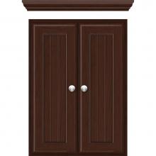 Strasser Woodenwork 72.061 - 18 X 5.5 X 25 Wall Cubby Beaded Choc Cherry