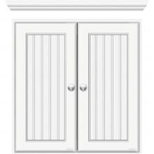 Strasser Woodenwork 72.080 - 24 X 5.5 X 25 Wall Cubby Beaded Sat White