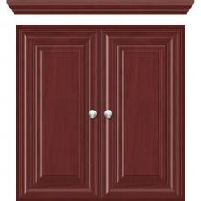 Strasser Woodenwork 74.093 - 24 X 5.5 X 25 Wall Cubby Classic Miter Dk Cherry