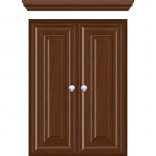 Strasser Woodenwork 74.114 - 18 X 5.5 X 25 Wall Cubby Classic Miter Pecan Cherry