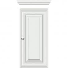 Strasser Woodenwork 74.118 - 12 X 5.5 X 25 Wall Cubby Classic Miter Powder Grey