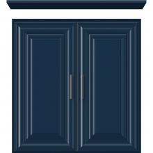 Strasser Woodenwork 34-309 - 24 X 5.5 X 25 Wall Cubby Classic Miter Lapis Night