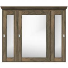 Strasser Woodenwork 85-113 - 36 X 6.5 X 31.5 Tri-View Med Cab Square Dusky Oak