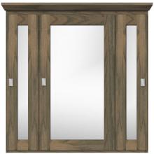 Strasser Woodenwork 85-109 - 30 X 6.5 X 31.5 Tri-View Med Cab Square Dusky Oak