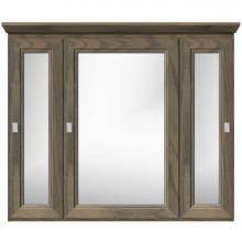 Strasser Woodenwork 85-111 - 36 X 6.5 X 31.5 Tri-View Med Cab Ogee Miter Dusky Oak