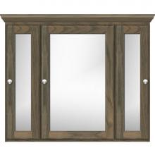 Strasser Woodenwork 85-112 - 36 X 6.5 X 31.5 Tri-View Med Cab Round Dusky Oak