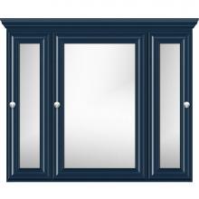 Strasser Woodenwork 58-941 - 36 X 6.5 X 31.5 Tri-View Med Cab Classic Miter Lapis Night