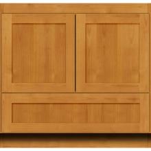 Strasser Woodenwork 01-141 - 36 X 21 X 34.5 Simplicity Vanity Shaker Natural Alder Std