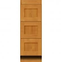 Strasser Woodenwork 01-181 - 12 X 21 X 34.5 Simplicity Drawer Bank Shaker Natural Alder