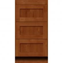 Strasser Woodenwork 01-178 - 18 X 18 X 34.5 Simplicity Drawer Bank Shaker Medium Alder