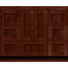 Strasser Woodenwork 01-127 - 42 X 21 X 34.5 Simplicity Vanity Shaker Dark Alder Sb