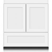 Strasser Woodenwork 01.160 - 30 X 18 X 34.5 Simplicity Vanity Shaker Winterset Std